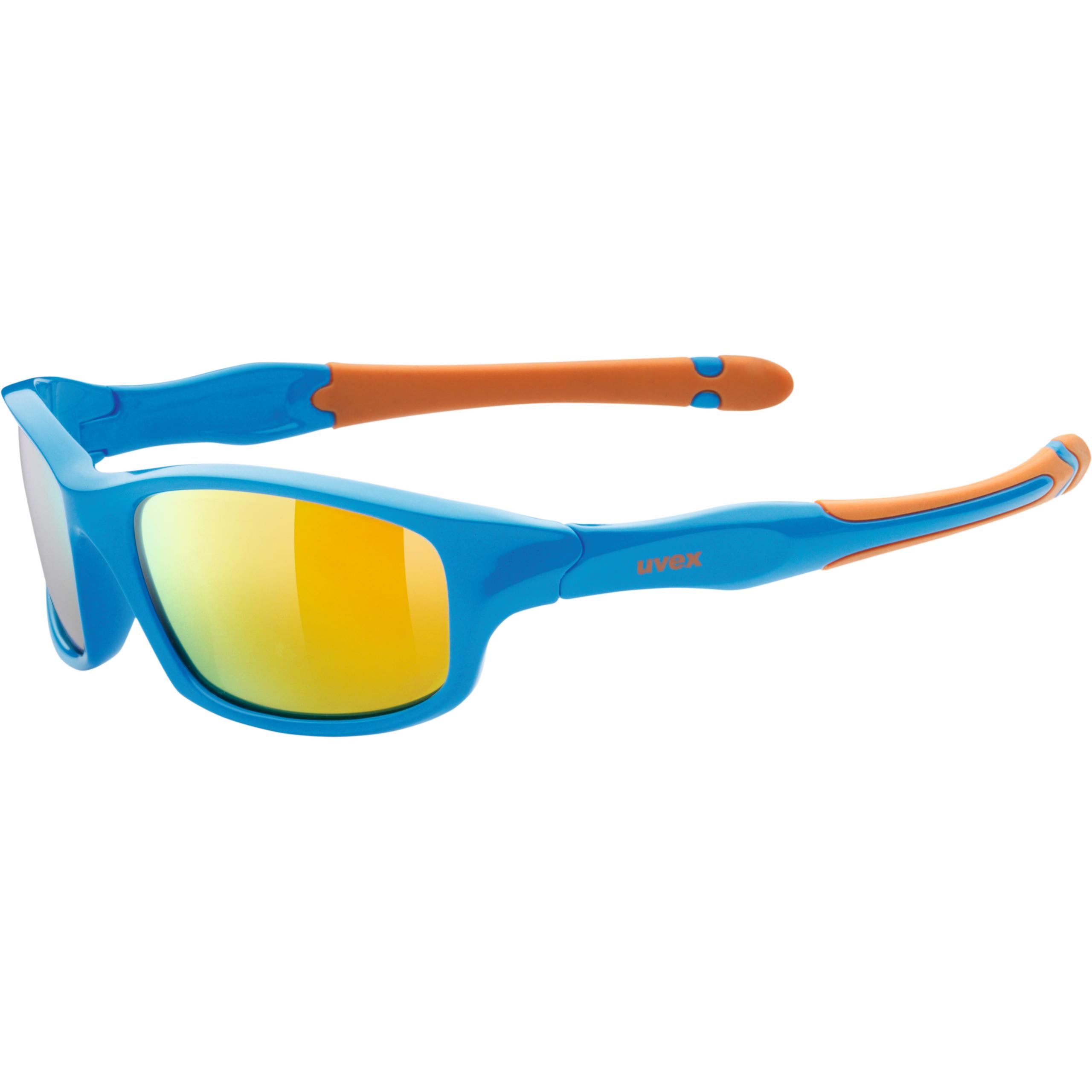 Kinder-Sonnenbrille sportstyle 507, blue orange